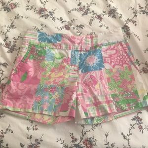 Lily Pulitzer patchwork shorts